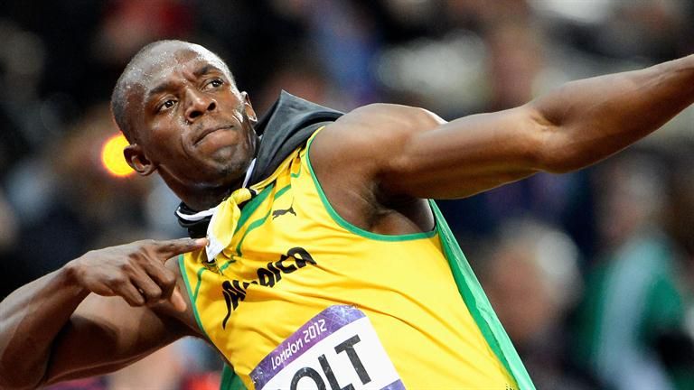 Usain Bolt 200 m record sprint