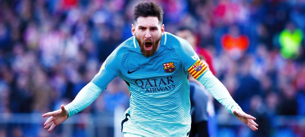 Lionel Messi Barcelona la liga Spania