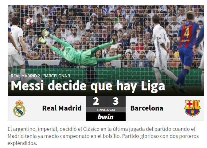 ¡¡¡Messi de mi vida!!! Presa catalana exulta dupa finalul absolut uluitor de pe Bernabeu. Ce scrie si Marca_4