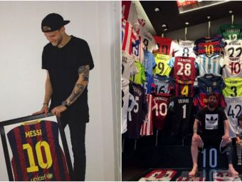 
	Momentul acela in care afli ca Messi are tricoul tau pus pe perete :) Reactia unui fotbalist e de nepretuit
