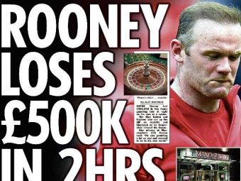 
	Wayne Rooney a pierdut 500.000 de lire in doar 2 ore la casino! Dezvaluirea halucinanta a englezilor despre seara de COSMAR
