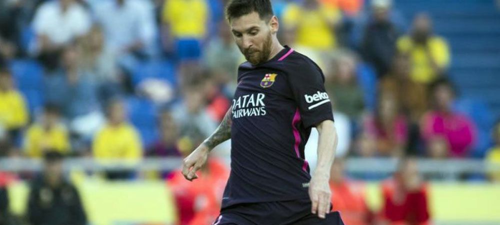 Lionel Messi Barcelona Gheata de Aur