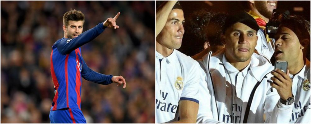 Gerard Pique Barcelona dani carvajal Real Madrid
