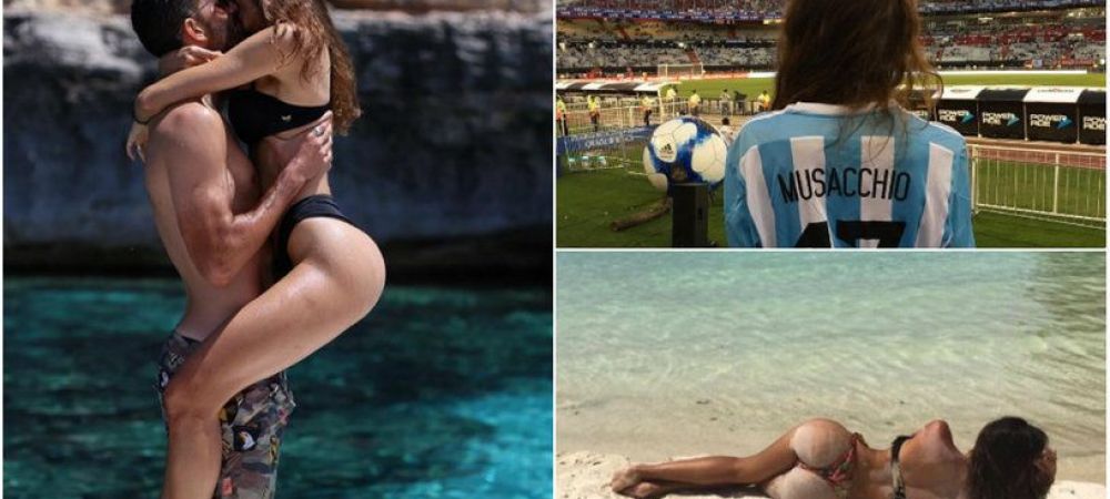Face toti banii! Fundasul luat de Milan cu 18 milioane in aceasta vara a ajuns in Italia alaturi de iubita sa medic. Si bomba sexy ;)