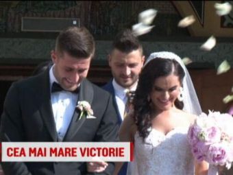 
	Stelistul Ovidiu Popescu s-a casatorit la Timisoara. Ce cadou i-a facut Gigi Becali. VIDEO
