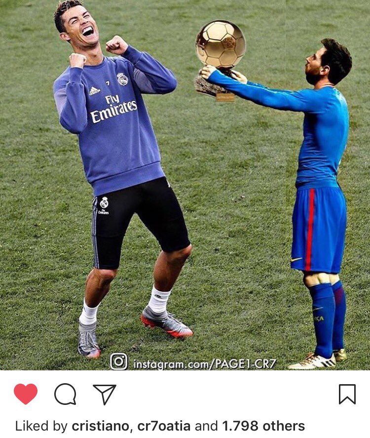 Cristiano Ronaldo l-a "TROLLAT" pe Messi dupa ce a castigat Champions League! Imaginea care l-a facut sa rada pe portughez. FOTO_2