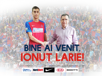 
	OFICIAL | Un nou transfer anuntat de Steaua: Larie, prezentat de ros-albastri
