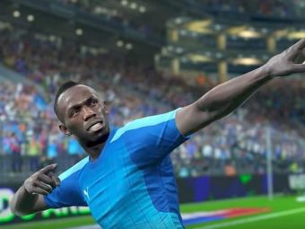 Surpriza uriasa din partea PES! Usain Bolt, jucator profesionist de fotbal! VIDEO