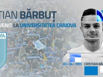 
	OFICIAL |&nbsp;CSU Craiova l-a transferat pe Cristian Barbut de la Poli Timisoara
