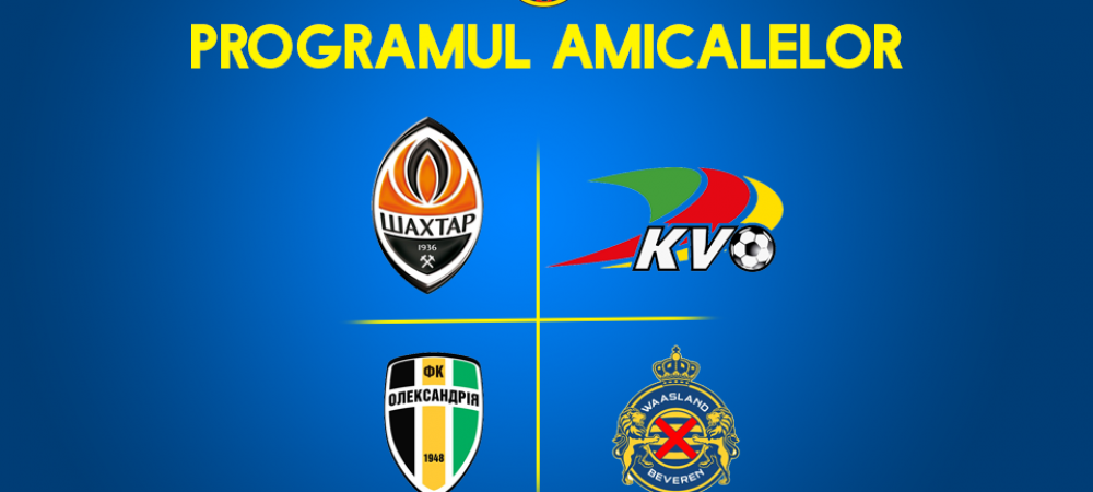 Amical cu Sahtior pentru Steaua! Ce meciuri de pregatire vor sustine elevii lui Dica in Olanda