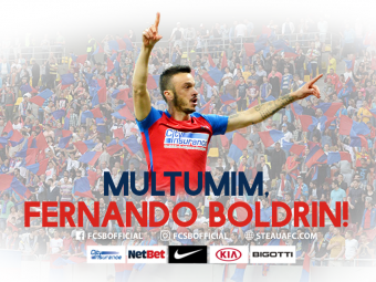 
	OFICIAL | Steaua l-a vandut pe Boldrin. Mesajul brazilianului la plecarea din Romania
