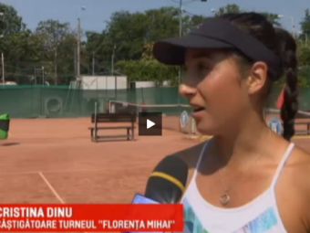 
	Cristina Dinu a castigat turneul ITF de la Bucuresti! Jucatoarele au fost puse sa joace cu noaptea in cap din cauza caldurii
