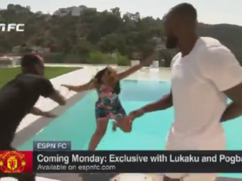 
	Gluma lui Pogba in timpul interviului: a aruncat-o pe jurnalista in piscina :) Ce reactie a avut fata VIDEO
