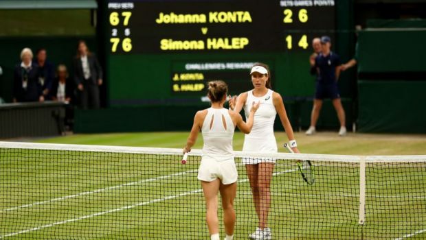 Record istoric la Wimbledon pentru Simona Halep in meciul de cosmar cu Konta! Anuntul facut de WTA