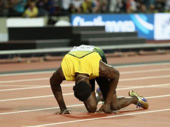 
	Ultima licarire a Fulgerului! Bolt, retragere in lacrimi, dupa o accidentare in finala mondiala a stafetei 4x100. Marea Britanie a luat aurul
