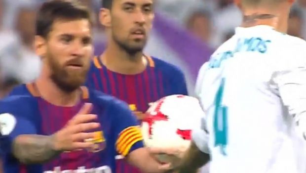 S-a aflat ce i-a spus Messi lui Ramos! Capitanul Barcei si-a INJURAT adversarul de mama! VIDEO