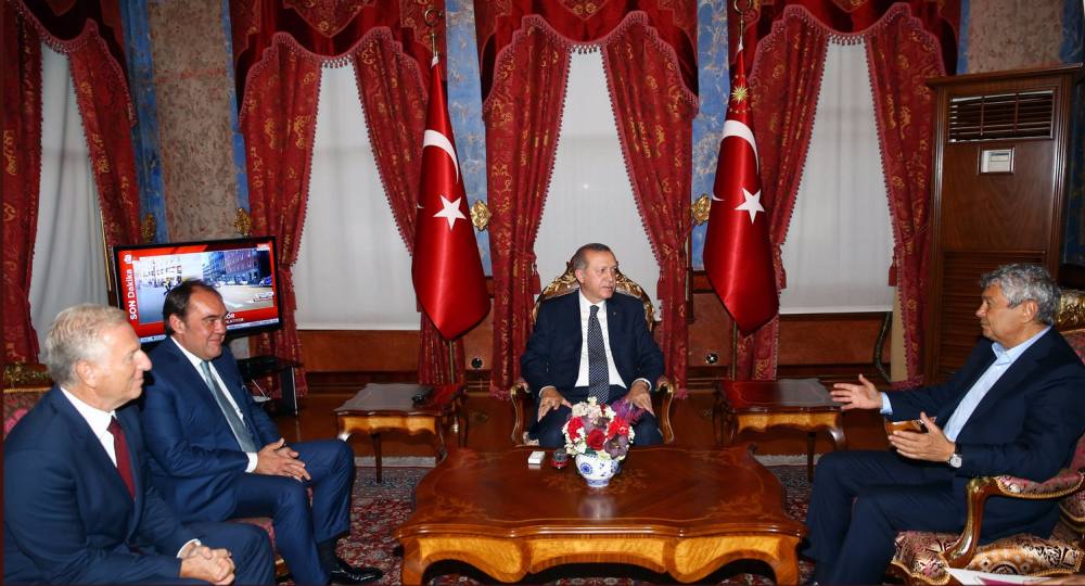 FOTO | Mircea Lucescu s-a intalnit cu presedintele Turciei, Erdogan: "O discutie incantatoare!"_1