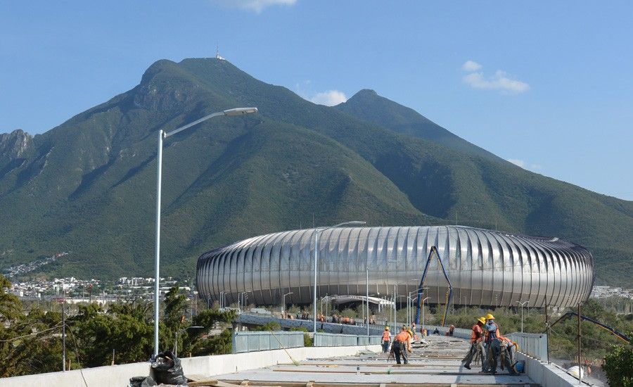 Primul stadion inspirat din forma unui MUNTE! Cum arata "Gigantul de otel" din Mexic. FOTO_3