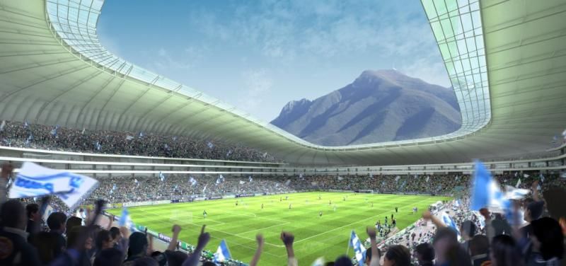 Primul stadion inspirat din forma unui MUNTE! Cum arata "Gigantul de otel" din Mexic. FOTO_4