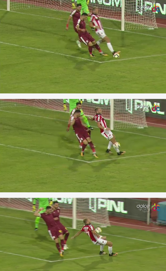 Niculescu, furios: "Avram m-a sfidat, mi-a spus cu ironie ca ala chiar a fost penalty!" FOTO: Nemec a calcat pe minge si a primit penalty :)_1