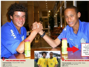 
	Imagine monumentala cu Neymar si Coutinho, in 2008: &quot;Vrem sa jucam amandoi la REAL MADRID!&quot; 
