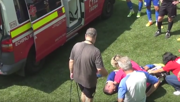 
	Scene de groaza la meciul dintre Chiajna si Steaua 2: un fotbalist, aproape de tragedie! &quot;M-au luat cu o prelata, nu aveau nici doctor&quot; VIDEO
