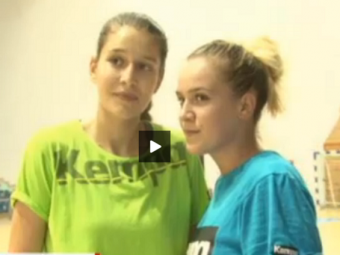 
	VIDEO | Fata lui Tibi Lung si fata lui Flavius Stoican joaca handbal la Craiova: &quot;Visam la un titlu!&quot;

