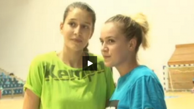 
	VIDEO | Fata lui Tibi Lung si fata lui Flavius Stoican joaca handbal la Craiova: &quot;Visam la un titlu!&quot;
