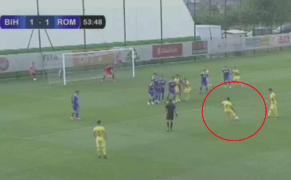 Tineretul a distrus Bosnia la ea acasa cu 3-1. Florinel Coman a dat golul meciului, din lovitura libera!_2