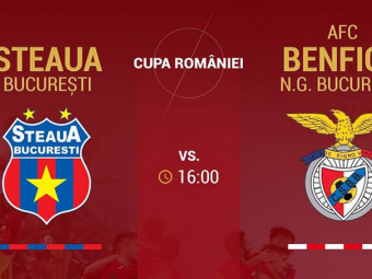 
	Primul derby URIAS pentru Steaua! Meci cu Benfica, astazi in Ghencea!
