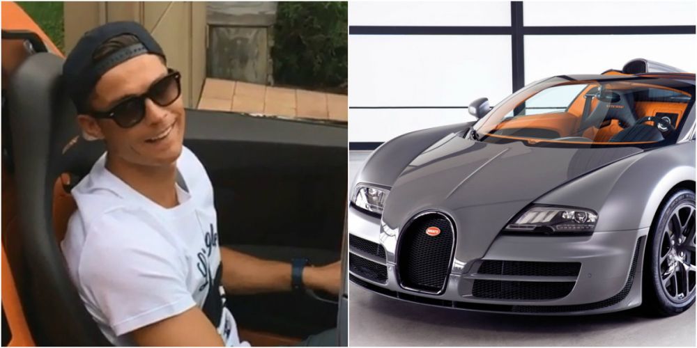 FABULOS: cat timp a jucat Ronaldo pentru Bugatti-ul Veyron Grand Sport din garajul sau si ce masini conduc Messi, Gigi Buffon si Pogba. FOTO_5