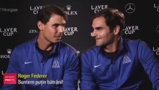 
	Federer si Nadal au facut pentru prima data echipa si au fost de neinvins! Spectacol total facut de cei doi: VIDEO
