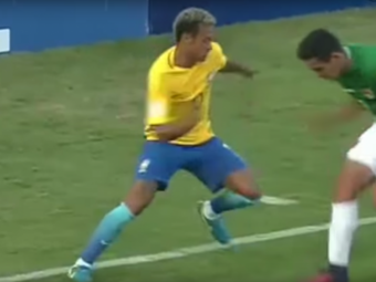 TUNELUL GROAZEI! Neymar si-a UMILIT un adversar cu un dribling genial si a fost pus la pamant! VIDEO