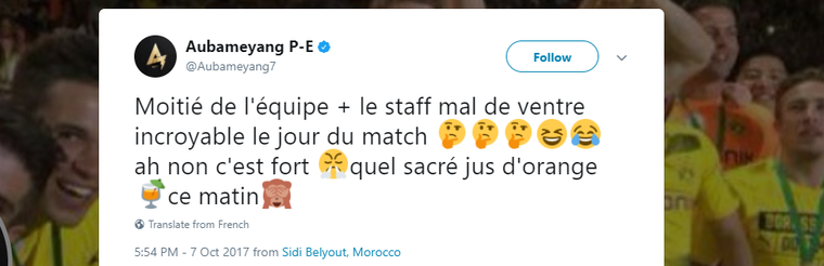 Acuzatii incredibile: Aubameyang a insinuat ca a fost otravit in Maroc, inaintea meciului din preliminariile CM_2