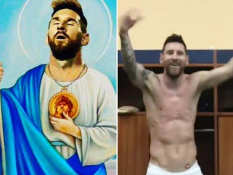 S-a distrat pe teren, a facut SHOW in vestiar! Cum s-a bucurat Messi dupa ce a calificat Argentina la Cupa Mondiala. VIDEO