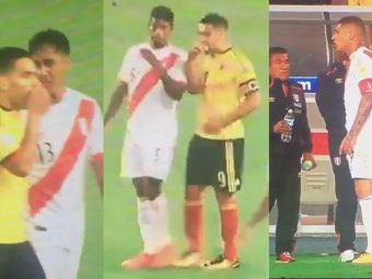 Banuielile au fost confirmate! S-a aflat ce i-a zis Falcao rivalului din Peru in timpul meciului: &quot;Asa e fotbalul!&quot; VIDEO