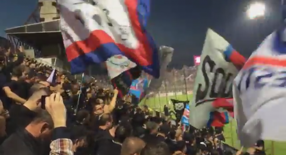 Atmosfera SENZATIONALA la Rapid - Steaua! Foc in tribune: Rapid 1-1 Steaua. Panenka Predescu la penalty, Niculae a dat golul Rapidului_6