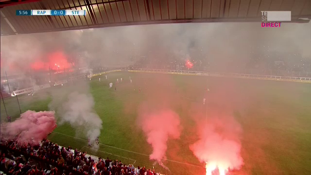 Atmosfera SENZATIONALA la Rapid - Steaua! Foc in tribune: Rapid 1-1 Steaua. Panenka Predescu la penalty, Niculae a dat golul Rapidului_13