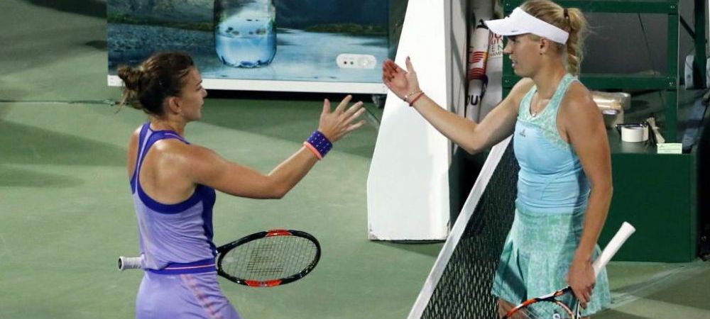 Simona Halep Caroline Wozniacki Halep - Wozniacki Singapore Singapore Turneul Campioanelor