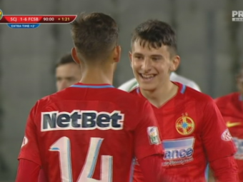 FANTASTIC! Ianis Stoica debuteaza cu gol la Steaua, la doar 14 ani: Sanatatea Cluj 1-6 FCSB! TOATE GOLURILE AICI