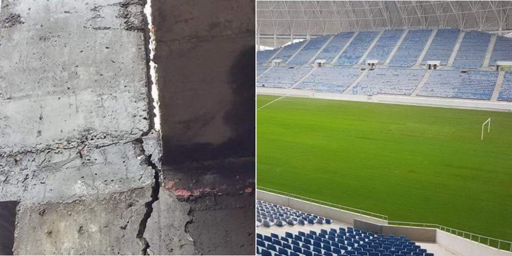 PROBLEME MARI la noul stadion al Craiovei! Arena de 52 de milioane de euro are CRAPATURI in structura de rezistenta! FOTO_3