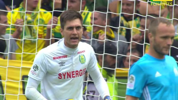 Prima GAFA a lui Tatarusanu in Franta! A scapat mingea printre picioare si a luat gol, seria fara infrangere a lui Nantes a sfarsit! VIDEO
