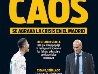 
	&quot;HAOS la Madrid&quot;. Catalanii vorbesc despre o adevarata bomba pregatita la Real dupa doua infrangeri consecutive. Antrenorul dorit de Floretino Perez in locul lui Zidane
