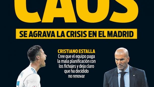 
	&quot;HAOS la Madrid&quot;. Catalanii vorbesc despre o adevarata bomba pregatita la Real dupa doua infrangeri consecutive. Antrenorul dorit de Floretino Perez in locul lui Zidane
