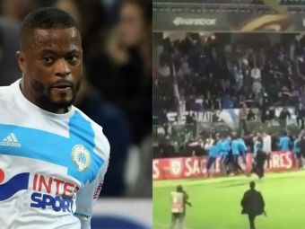 
	&quot;Evra, CARA-TE!&quot; Fanii lui Marseille, nemilosi cu Evra, dupa ce a lovit un fan! Ce banner i-au dedicat. FOTO

