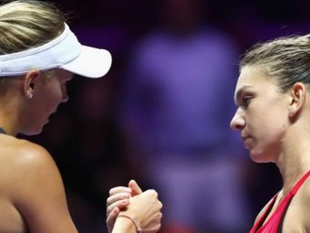 Simona Halep, invinsa din nou de Caroline Wozniacki! Daneza e jucatoarea lunii octombrie