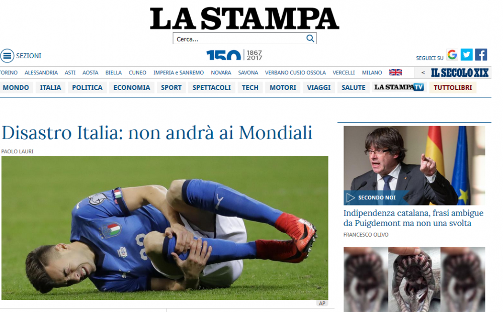 APOCALIPSA in Italia dupa eliminarea din drumul spre Mondial! Ce scriu ziarele despre seara in IAD a nationalei_5