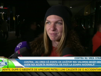 
	Simona Halep, aparitie surpriza pe National Arena: &quot;Am incredere in Contra!&quot; Cine a insotit-o pe stadion. VIDEO
