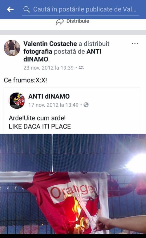 "Cand tin cu Steaua, MA DAU MARE, MA DAU MARE". Mesajele postate de unul dintre jucatorii lui Dinamo pe Facebook_2