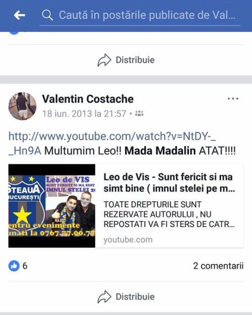 "Cand tin cu Steaua, MA DAU MARE, MA DAU MARE". Mesajele postate de unul dintre jucatorii lui Dinamo pe Facebook_4
